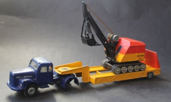Tekno Scania Vabis 110 Cargotruck with Akerman Dredge 1958 Die-Cast-Model (4915)